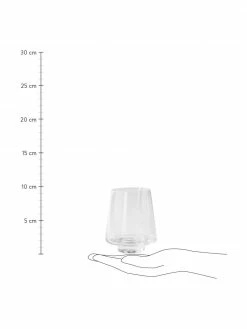 Verre à eau transparent Kai, 4 pièces, Ø 7 x haut. 10 cm, 300 ml -Cuisine Soldes 2022 Verre a eau transparent Kai 4 pieces 2