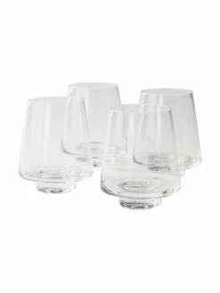 Verre à eau transparent Kai, 4 pièces, Ø 7 x haut. 10 cm, 300 ml -Cuisine Soldes 2022 Verre a eau transparent Kai 4 pieces 3