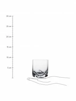 Verre à eau transparent Luna, 4 pièces, Ø 8 x haut. 9 cm, 300 ml -Cuisine Soldes 2022 Verre a eau transparent Luna 4 pieces 1