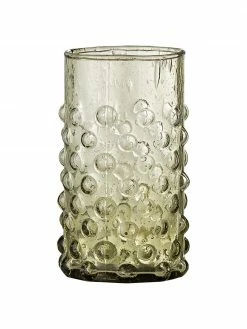 Bloomingville Verre à eau verre recyclé Freja, 6 pièces, Ø 7 x haut. 12 cm, 250 mlDisponibilité limitée
