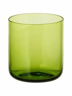 Bitossi Home Verre à eau vert Bloom, 6 élém., Ø 7 x haut. 8 cm, 220 ml