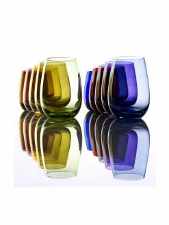 Verre à eau vert Elements, 6 pièces, Ø 9 x haut. 12 cm, 465 ml -Cuisine Soldes 2022 Verre a eau vert Elements 6 pieces 2