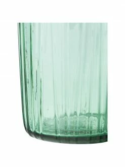 Bitz Verre à eau vert à relief rainuré Kusintha, 4 pièces, Ø 7 x haut. 10 cm -Cuisine Soldes 2022 Verre a eau vert a relief rainure Kusintha 4 pieces 5