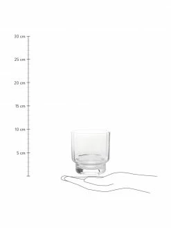 Verre à eaul avec relief rainuré Vista, Ø 8 x haut. 8 cm, 300 ml -Cuisine Soldes 2022 Verre a eaul avec relief rainure Vista 2
