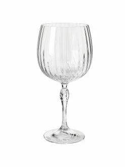 Verre à gin à texture rainurée America's Cocktail, 4 pièces, Ø 10 x haut. 23 cm, 700 ml