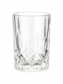 Verre à liqueur à motifs embossés Harvey, 4 pièces, Ø 4 x haut. 6 cm, 37 ml
