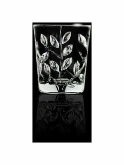RCR Verre à liqueur cristal avec relief Laurus, 6 pièces, Ø 5 x haut. 6 cm, 60 ml -Cuisine Soldes 2022 Verre a liqueur cristal avec relief Laurus 6 pieces 2