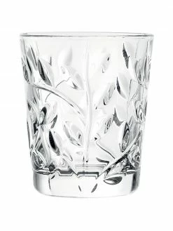 RCR Verre à liqueur cristal avec relief Laurus, 6 pièces, Ø 5 x haut. 6 cm, 60 ml