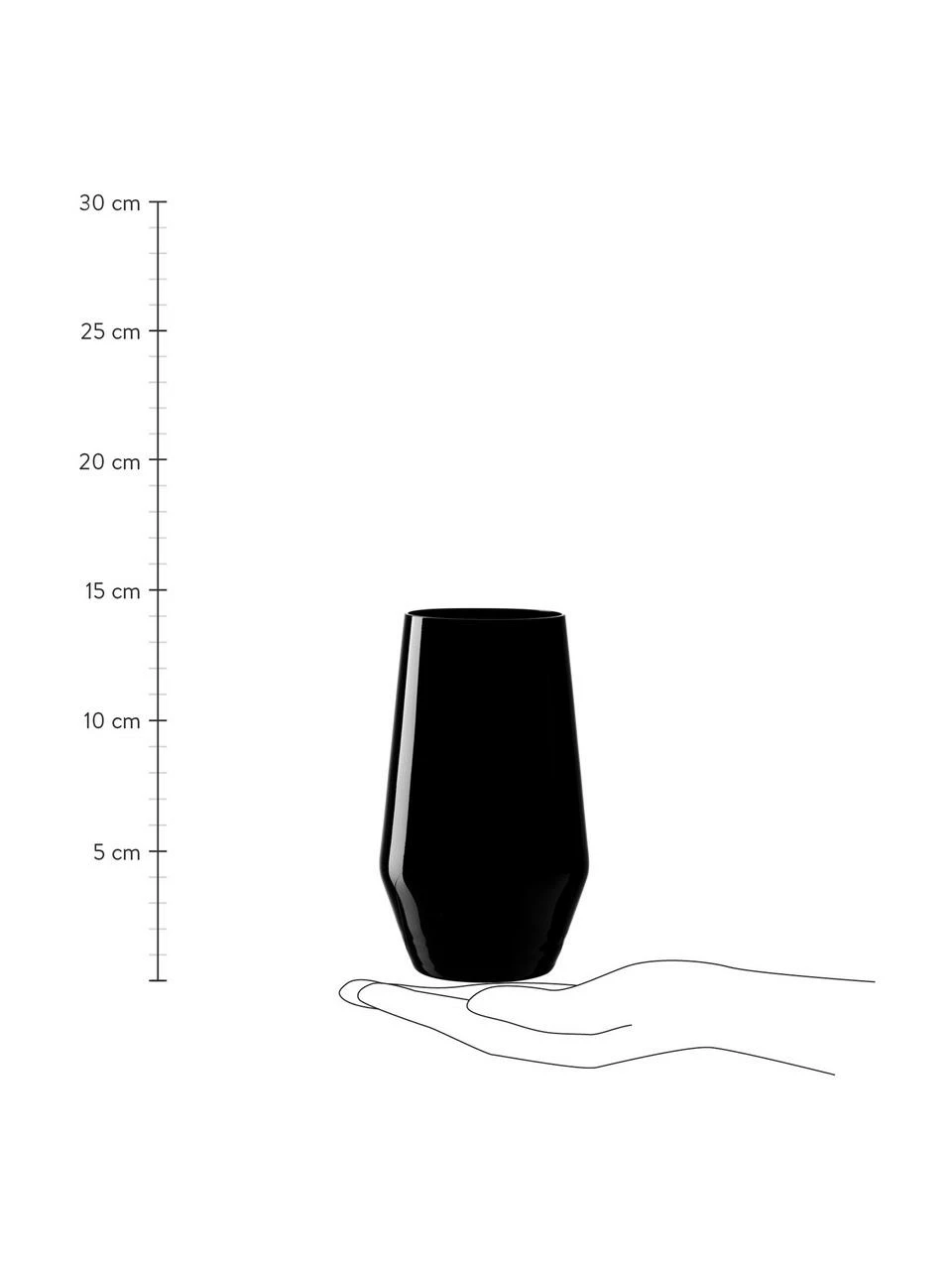 Leonardo Verre à long drink noir Etna, 2 pièces, Ø 8 x haut. 14 cm, 365 ml 5 Leonardo Verre à long drink noir Etna, 2 pièces, Ø 8 x haut. 14 cm, 365 ml – Image 3