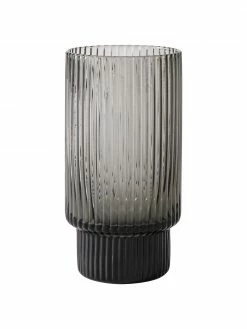 Ladelle Verre à long drink soufflé bouche rainuré Erskine, 4 pièces, Ø 7 x haut. 14 cm, 400 ml