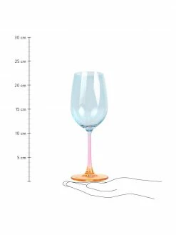 Ladelle Verre à vin Rainbow, 4 pièces, Ø 6 x haut. 22 cm, 350 ml -Cuisine Soldes 2022 Verre a vin Rainbow 4 pieces 2