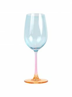 Ladelle Verre à vin Rainbow, 4 pièces, Ø 6 x haut. 22 cm, 350 ml