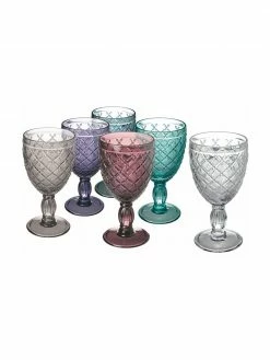 Villa D'Este Home Tivoli Verre à vin Rombi, 6 élém., Ø 9 x haut. 17 cmSeulement 1 produit disponible -Cuisine Soldes 2022 Verre a vin Rombi 6 elem 3