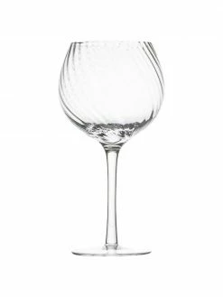 By On Verre à vin à surface rainurée Opacity, 6 pièces, Ø 10 x haut. 19 cm, 400 ml