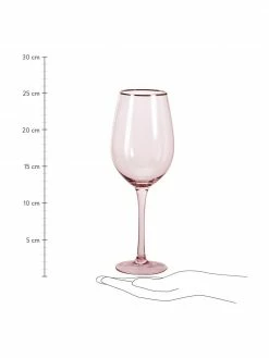 Ladelle Verre à vin avec bordure dorée Chloe, 4 pièces, Ø 9 x haut. 26 cm -Cuisine Soldes 2022 Verre a vin avec bordure doree Chloe 4 pieces 2
