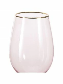 Ladelle Verre à vin avec bordure dorée Chloe, 4 pièces, Ø 9 x haut. 26 cm -Cuisine Soldes 2022 Verre a vin avec bordure doree Chloe 4 pieces 4