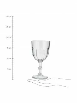 Cote Table Verre &agrave; vin avec embossage d&eacute;coratif&nbsp;Lousanne, 6&nbsp;pi&egrave;ces, Ø 9 x haut. 17 cm, 310 ml -Cuisine Soldes 2022 Verre a vin avec embossage decoratif Lousanne 6 pieces 2