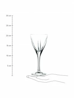 RCR Verre à vin avec relief Fusion, 6 pièces, Ø 9 x haut. 21 cm, 250 ml -Cuisine Soldes 2022 Verre a vin avec relief Fusion 6 pieces 2
