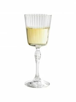Verre à vin avec structure rainurée America's Cocktail, 4 pièces, Ø 8 x haut. 20 cm, 240 ml -Cuisine Soldes 2022 Verre a vin avec structure rainuree Americas Cocktail 4 pieces 2