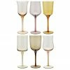 Bitossi Home Verre à vin bigarré soufflé bouche Desigual, 6 élém., Ø 7 x haut. 24 cm, 250 ml -Cuisine Soldes 2022 Verre a vin bigarre souffle bouche Desigual 6 elem