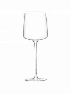 Lsa International Verre à vin blanc Metropolitan, 4 pièces, Ø 8 x haut. 22 cm, 350 ml