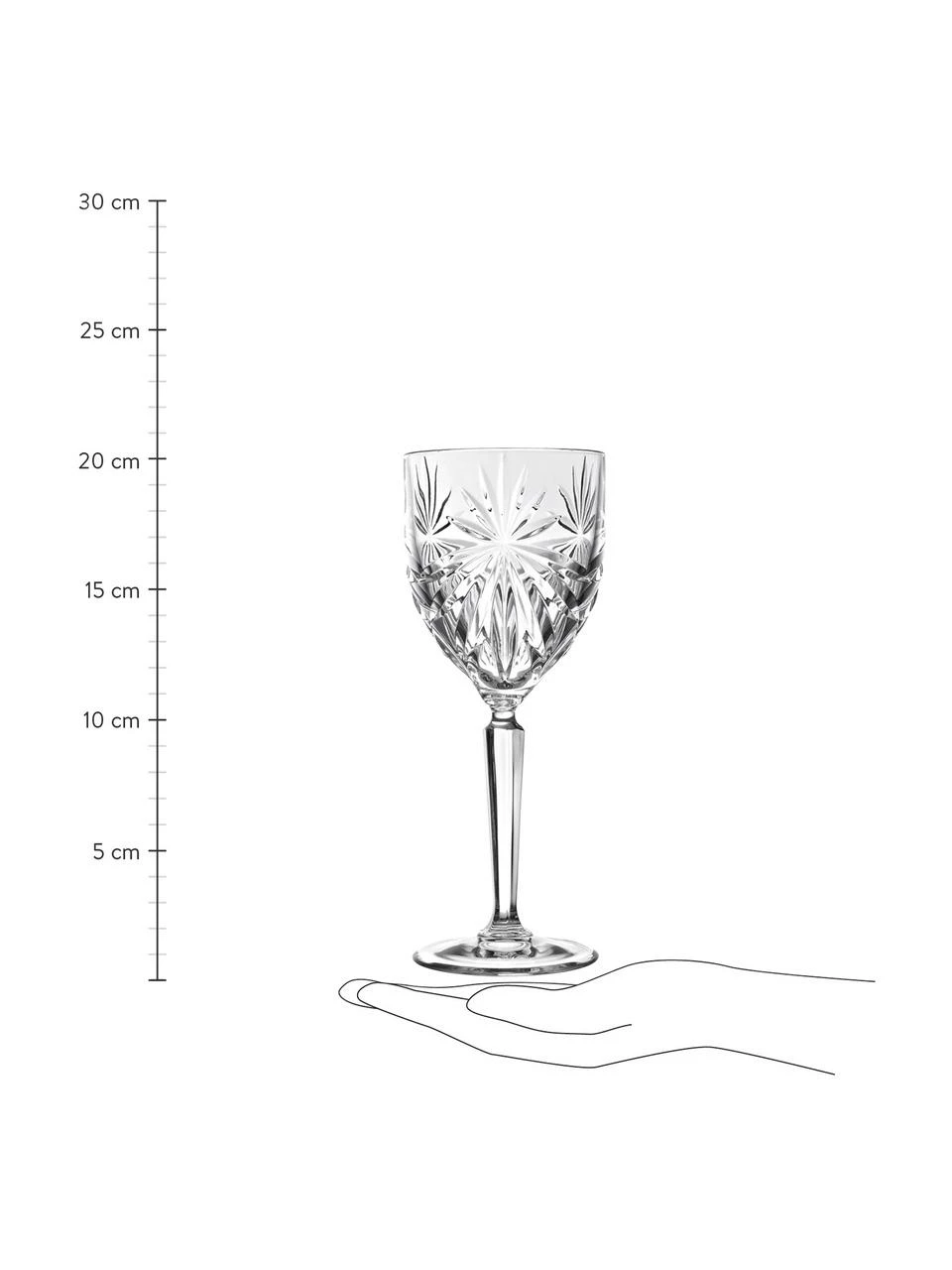 RCR Verre à vin blanc cristal Oasis, 6 pièces, Ø 8 x haut. 20 cm, 290 ml 5 RCR Verre à vin blanc cristal Oasis, 6 pièces, Ø 8 x haut. 20 cm, 290 ml – Image 3