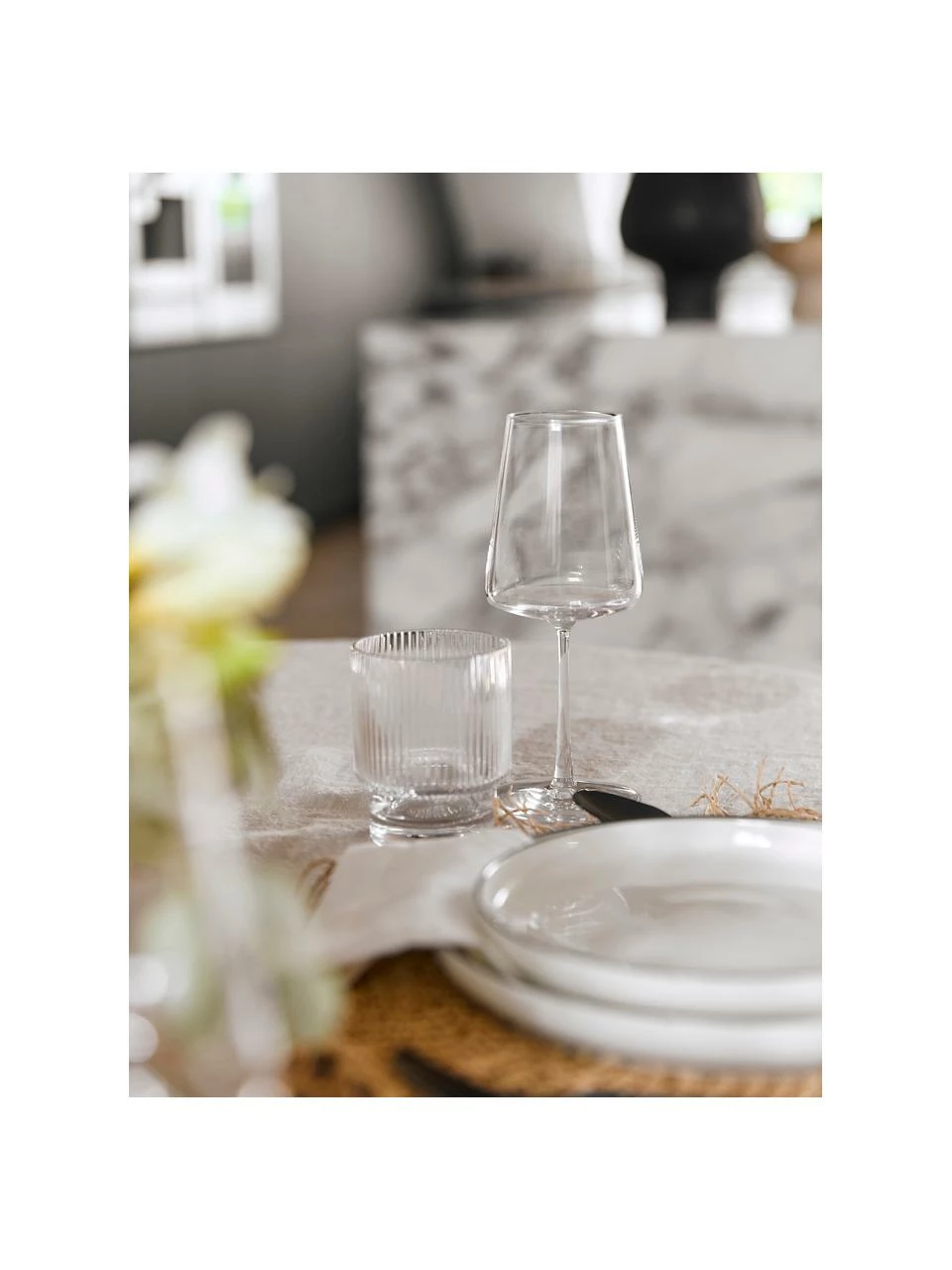 Verre à vin blanc cristal Power, 6 pièces, Ø 9 x haut. 21 cm, 400 ml 4 Verre à vin blanc cristal Power, 6 pièces, Ø 9 x haut. 21 cm, 400 ml – Image 2