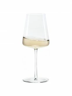 Verre à vin blanc cristal Power, 6 pièces, Ø 9 x haut. 21 cm, 400 ml