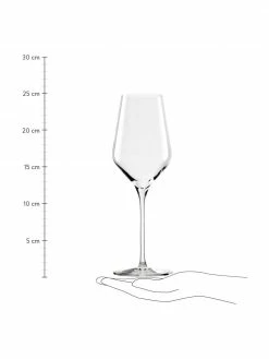 Verre &agrave; vin blanc cristal Quatrophil, 6&nbsp;pi&egrave;ces, Ø 8 x haut. 25 cm, 405 ml -Cuisine Soldes 2022 Verre a vin blanc cristal Quatrophil 6 pieces 2