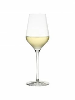Verre à vin blanc cristal Quatrophil, 6 pièces, Ø 8 x haut. 25 cm, 405 ml