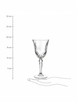 RCR Verre à vin blanc cristal à surface rainurée Melodia, 6 pièces, Ø 8 x haut. 19 cm, 210 ml -Cuisine Soldes 2022 Verre a vin blanc cristal a surface rainuree Melodia 6 pieces 2