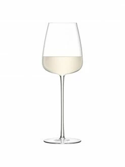 Lsa International Verre à vin blanc soufflé bouche Wine Culture, 2 pièces, Ø 9 x haut. 26 cm
