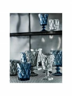 Nordal Verre à vin embossage décoratif Diamond, 6 pièces, Ø 9 x haut. 16 cm, 250 ml -Cuisine Soldes 2022 Verre a vin embossage decoratif Diamond 6 pieces 3