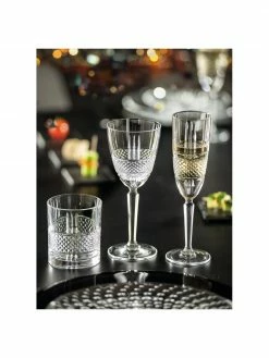 RCR Verre à vin en cristal Brillante, 6 pièces, Ø 9 x haut. 21 cm, 300 ml -Cuisine Soldes 2022 Verre a vin en cristal Brillante 6 pieces 1