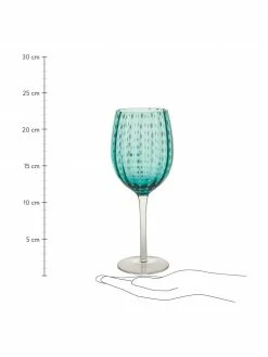 Villa D'Este Home Tivoli Verre à vin multicolore Shiraz, 6 élém., Ø 7 x haut. 23 cm, 300 ml -Cuisine Soldes 2022 Verre a vin multicolore Shiraz 6 elem 2