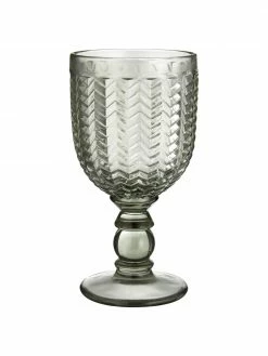 Villa D'Este Home Tivoli Verre à vin multicolore avec embossage décoratif, 6 élém., Ø 9 x haut. 17 cm -Cuisine Soldes 2022 Verre a vin multicolore avec embossage decoratif 6 elem 5
