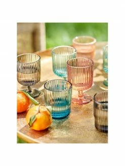 Verre à vin relief rainuré Chelsea, 6 pièces, Ø 8 x haut. 12 cm, 250 ml -Cuisine Soldes 2022 Verre a vin relief rainure Chelsea 6 pieces 3