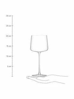 Lsa International Verre à vin rouge Metropolitan, 4 pièces, Ø 9 x haut. 20 cm, 400 ml -Cuisine Soldes 2022 Verre a vin rouge Metropolitan 4 pieces 2