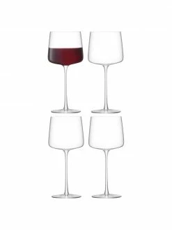 Lsa International Verre à vin rouge Metropolitan, 4 pièces, Ø 9 x haut. 20 cm, 400 ml -Cuisine Soldes 2022 Verre a vin rouge Metropolitan 4 pieces 4