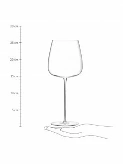 Lsa International Verre à vin rouge soufflé bouche Wine Culture, 2 pièces, Ø 11 x haut. 26 cm, 715 ml -Cuisine Soldes 2022 Verre a vin rouge souffle bouche Wine Culture 2 pieces 2