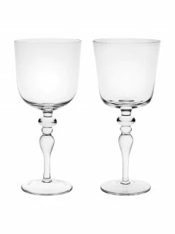 Bitossi Home Verre à vin soufflé bouche Diseguale, 6 pièces, Ø 8 x haut. 20 cm, 200 ml -Cuisine Soldes 2022 Verre a vin souffle bouche Diseguale 6 pieces 3