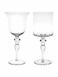 Bitossi Home Verre à vin soufflé bouche Diseguale, 6 pièces, Ø 8 x haut. 20 cm, 200 ml -Cuisine Soldes 2022 Verre a vin souffle bouche Diseguale 6 pieces 4