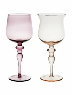 Bitossi Home Verre à vin soufflé bouche Diseguale, 6 pièces, Ø 8 x haut. 20 cm, 200 ml -Cuisine Soldes 2022 Verre a vin souffle bouche Diseguale 6 pieces 7