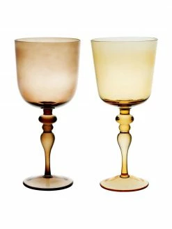 Bitossi Home Verre à vin soufflé bouche Diseguale, 6 pièces, Ø 8 x haut. 20 cm, 200 ml -Cuisine Soldes 2022 Verre a vin souffle bouche Diseguale 6 pieces 8