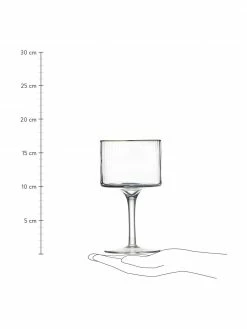 Lyngby Verre à vin soufflé bouche avec bord doré Palermo, 4 pièces, Ø 10 x haut. 17 cm, 320 ml -Cuisine Soldes 2022 Verre a vin souffle bouche avec bord dore Palermo 4 pieces 3