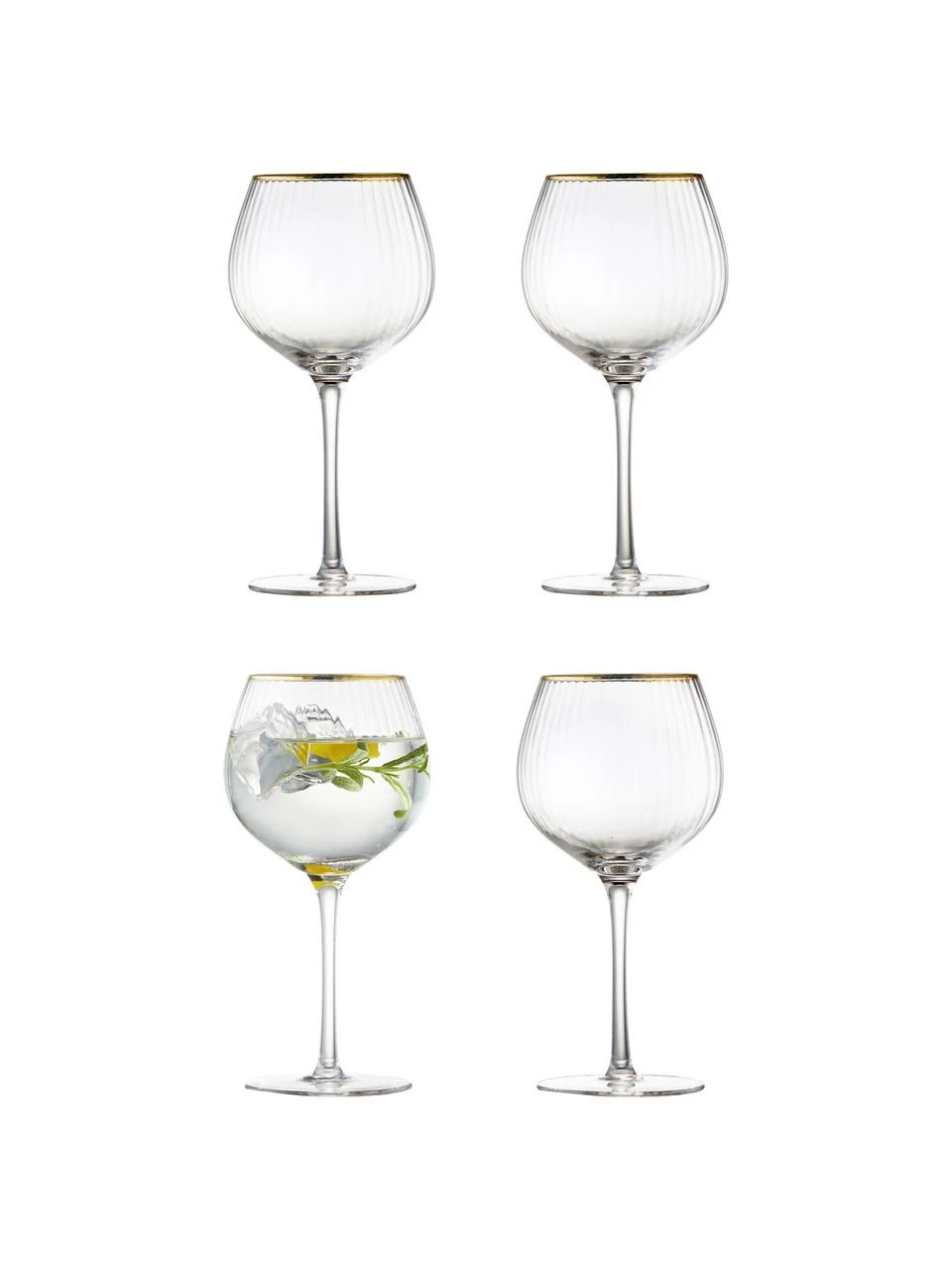 Lyngby Verre à vin soufflé bouche avec structure sphérique et bord doré Palerme, 4 pièces, Ø 6 x haut. 21 cm, 650 ml 8 Lyngby Verre à vin soufflé bouche avec structure sphérique et bord doré Palerme, 4 pièces, Ø 6 x haut. 21 cm, 650 ml – Image 6