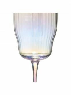 Westwing Collection Verre à vin soufflé bouche éclat nacré Juno, 4 pièces, Ø 9 x haut. 21 cm -Cuisine Soldes 2022 Verre a vin souffle bouche eclat nacre Juno 4 pieces 4