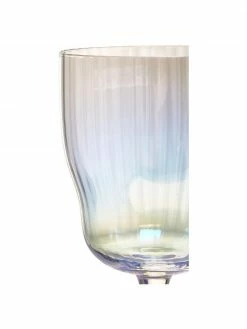 Westwing Collection Verre à vin soufflé bouche éclat nacré Juno, 4 pièces, Ø 9 x haut. 21 cm -Cuisine Soldes 2022 Verre a vin souffle bouche eclat nacre Juno 4 pieces 5
