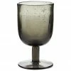 Verre à vin soufflé bouche gris Leyla, 6 pièces, Ø 8 x haut. 14 cm, 320 ml