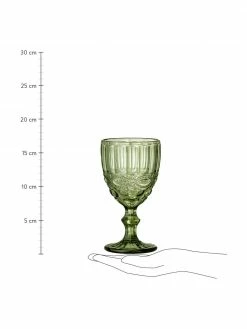 Bloomingville Verre à vin style rustique Florie, 4 pièces, Ø 9 x haut. 17 cm, 240 ml -Cuisine Soldes 2022 Verre a vin style rustique Florie 4 pieces 2